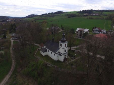 Foto kostela na Kunčicích